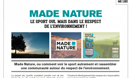 Made Nature, ou comment fédérer les sportifs autour du respect de l’environnement : article de MK Sport